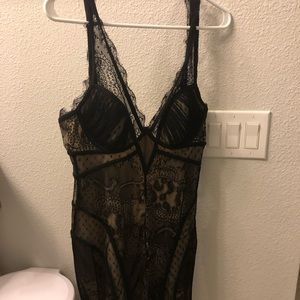 Black Lace Bebe Dress